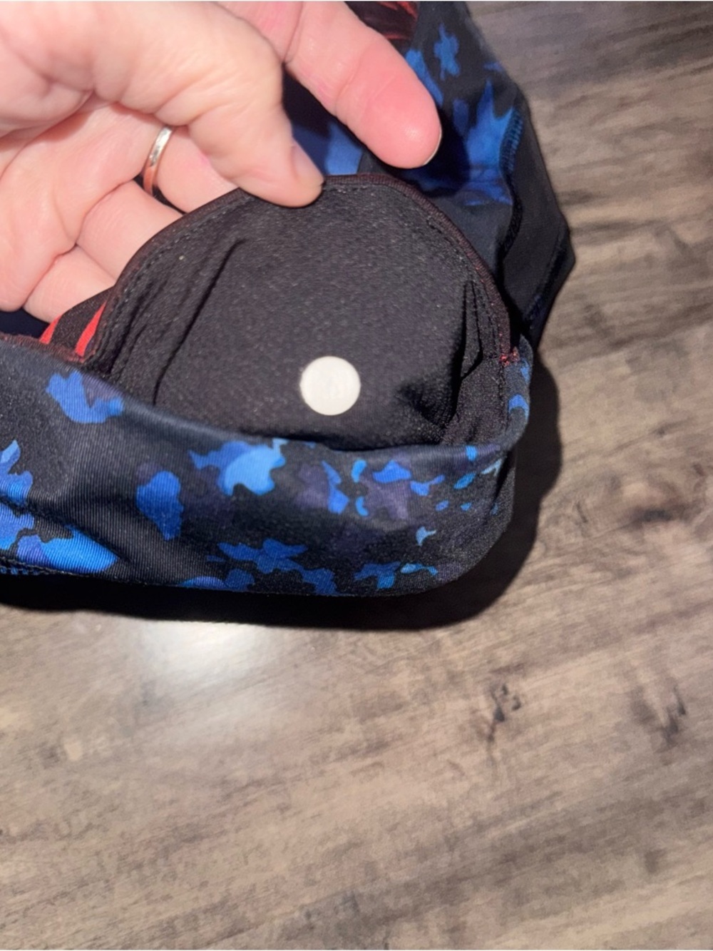 Lululemon Fast and Free High Rise Tight Blue Camo Print 5 Pocket Sz 6 - Picture 15 of 15